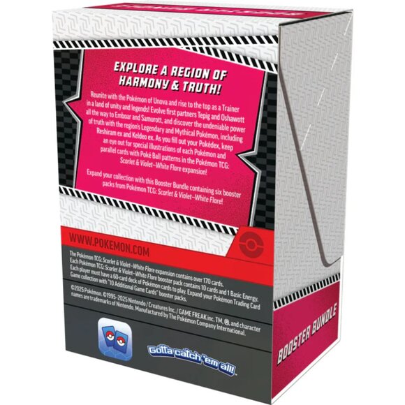 Pokémon TCG: SV White Flare Booster Bundle (NEW, FACTORY SEALED) On Hand! - Picture 2 of 2